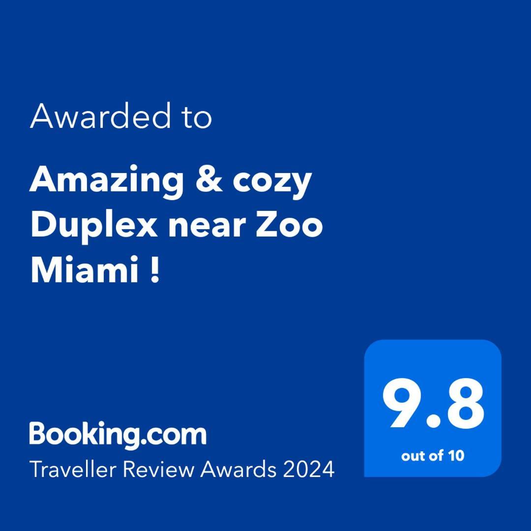 Villa Amazing & Cozy Duplex Near Zoo Miami ! Extérieur photo